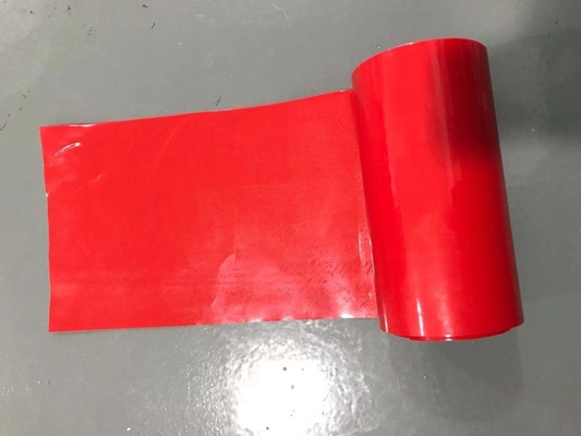 폼 테이프를 위한 빨간색 HDPE 방출막 HDPE 실리콘 코팅처리 이형 라이너
