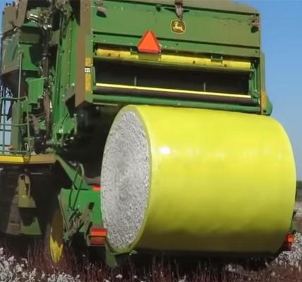 John Deere 7760 690 Compatible Cotton Bale Wrap with High and Low Temperature Resistance and Aging Resistance