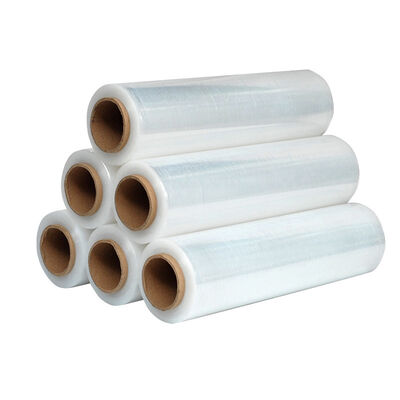 18 Inch 20 Microns Stretch Film LLDPE Soft Plastic Packaging Film Hand & Machine Use Width PE Material Casting Processed