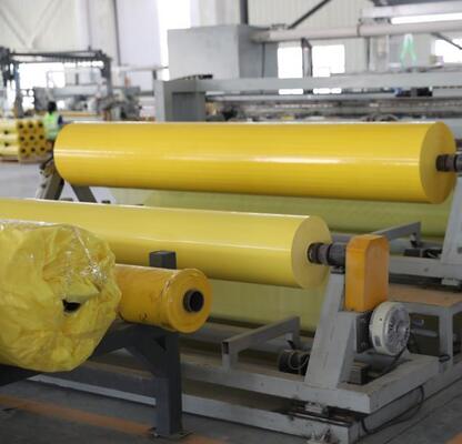 Cotton Packaging Film Bale Wrap PE Yellow Blow Molding High-Visibility Tear-Proof Seal 2330*75mic/roll Upasschina