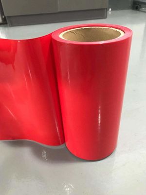 폼 테이프를 위한 DS 빨간 HDPE 실리콘 코팅처리 이형 라이너